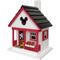 Show in main carousel: Home Bazaar Mickey Cottage Birdhouse, Red slide 1 of 9