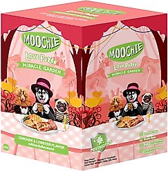 Moochie Chicken & Lobster Recipe Lickable Dog Treats, 2.2-lb box, case of 12