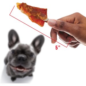 Good 'n' Fun Triple Flavor Wings Chicken, Pork & Beef Hide Dog Chews, 24-oz bag