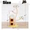 Show in main carousel: KAMABOKO Charming Flower 64.2-in Polyester Modern Cat Tree, Yellow slide 2 of 5