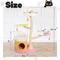 Show in main carousel: KAMABOKO Charming Flower 52.4-in Polyester Modern Cat Tree, Pink slide 2 of 5