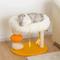Show in main carousel: NonoPets Cat Scratching Post Climbing Frame with Soft Fleece Warm Bed, Yellow slide 1 of 5