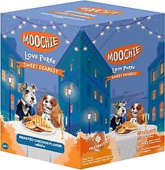 Moochie Roasted Chicken Recipe Lickable Dog Treats, 2.2-lb box, case of 12