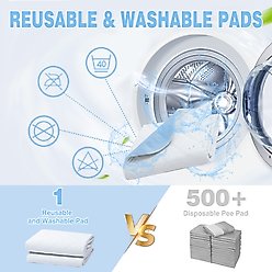 Niubya Washable Pee Pads for Dogs, 16 x 24-in, 2 count slide 2 of 8
