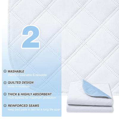 Show full view: Niubya Washable Pee Pads for Dogs, 16 x 24-in, 2 count slide 4 of 9