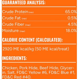 Good 'n' Fun Triple Flavor Wings Chicken, Pork & Beef Hide Dog Chews, 24-oz bag