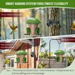 LONA Love Nature Weatherproof Finch Wild Bird Tube Feeder