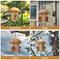 Show in main carousel: LONA Love Nature Weatherproof Finch Wild Bird Tube Feeder, Brown, 800-mL slide 3 of 7
