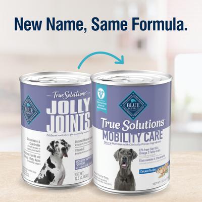 Show full view: Blue Buffalo True Solutions Mobility Care Adult Chicken Wet Dog Food, 12.5-oz can, case of 3 slide 3 of 13