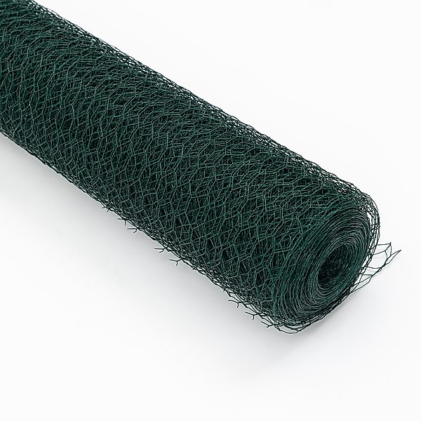Show full view: LIZEVINC Galvanized Hexagonal Dog Fence & Chicken Wire, Green, 197-ft slide 6 of 8