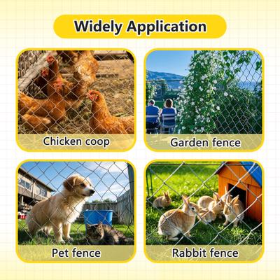 Show full view: LIZEVINC Farm Fence Heavy Duty Galvanized Dog Fence, Silver, 5.6 x 57-ft slide 7 of 7