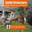 Show in main carousel: LIZEVINC Vinyl Coated Hardware Mesh Cloth for Chicken Coop, Dog Fence & Garden Protection, Black, 24-in slide 5 of 7