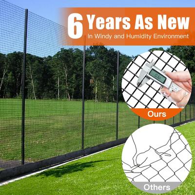 Show full view: LIZEVINC Vinyl Coated Hardware Mesh Cloth for Chicken Coop, Dog Fence & Garden Protection, Black, 36-in slide 4 of 7