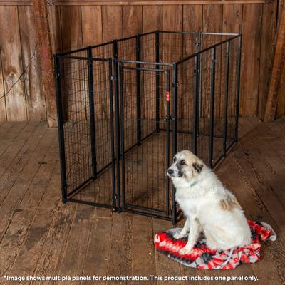 Show full view: Lucky Dog European Style Dog Kennel Panel, Black, 6 x 5-ft slide 6 of 8