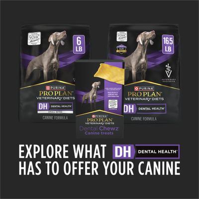 Show full view: Purina Pro Plan Veterinary Diets Orachews Large Low Fat Chicken Adult Dental Dog Treats, 7 count slide 6 of 10