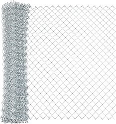 LIZEVINC Farm Fence Heavy Duty Galvanized Dog Fence, Silver, 5.6 x 57-ft