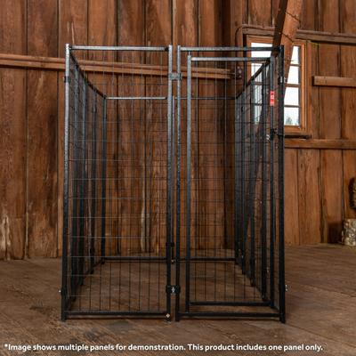 Show full view: Lucky Dog European Style Dog Kennel Panel, Black, 6 x 5-ft slide 7 of 8