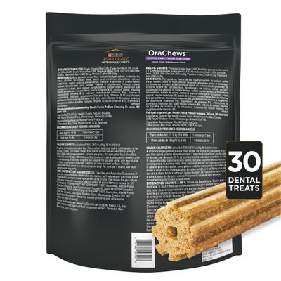 Show full view: Purina Pro Plan Veterinary Diets Orachews Large Low Fat Chicken Adult Dental Dog Treats, 30 count slide 3 of 10