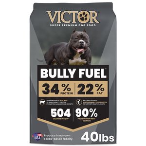 VICTOR Bully Fuel High Protein Gluten-Free Beef & Chicken Dry Dog Food, 40-lb bag