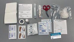 Show Me Animal African Grey Parrot First Aid Kit, White Case slide 2 of 3