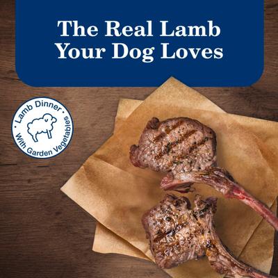 Show full view: Blue Buffalo Homestyle Recipe Lamb Dinner with Garden Vegetables Canned Dog Food, 12.5-oz can, 3 count slide 4 of 12
