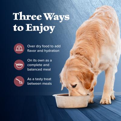 Show full view: Blue Buffalo Wilderness Salmon & Chicken High-Protein Grain-Free Adult Canned Dog Food, 12.5-oz can, 3 count slide 8 of 12