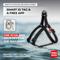 Show in main carousel: WAUDOG Waterproof Dog Harness with QR Tag, Black, Small slide 5 of 7