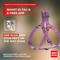 Show in main carousel: WAUDOG Re-Cotton Recycled Material QR Passport Dog Harness, Purple, Medium slide 4 of 5