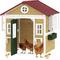 Show in main carousel: Outsunny Wooden Chicken Coop for Duck & Goose, Beige, 44.9 x 49. x 53.1-in slide 1 of 9
