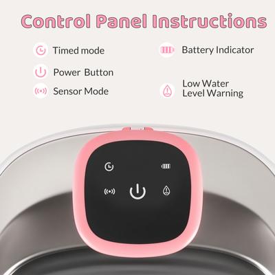 Show full view: Happy & Polly Moonlight Smart Wireless Cat Water Fountain, 71-oz slide 8 of 10