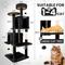 Show in main carousel: TSCOMON Multi-Level 58-in Plush Cat Tree & Condo, Black slide 3 of 10