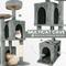 Show in main carousel: TSCOMON Multi-Level 58-in Plush Cat Tree & Condo, Grey slide 4 of 9