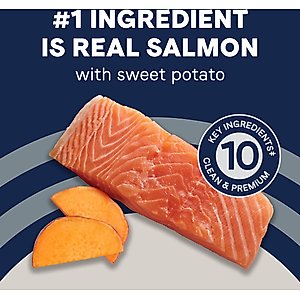CANIDAE Pure Farm to Bowl Wild-Caught Salmon & Sweet Potato Recipe Dry Dog Food, 22-lb bag