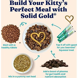 Solid Gold Nature's Harmony Variety Pack Grain-Free Shreds in Gravy Wet Cat Food, 3-oz can, case of 12