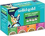 Solid Gold Nature's Harmony Variety Pack Grain-Free Shreds in Gravy Wet Cat Food, 3-oz can, case of 12