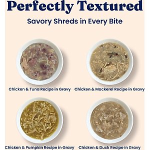 Solid Gold Nature's Harmony Variety Pack Grain-Free Shreds in Gravy Wet Cat Food, 3-oz can, case of 12