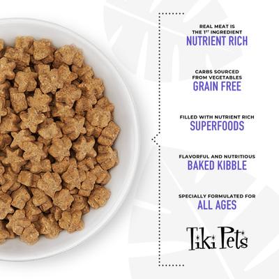 Show full view: Tiki Dog Born Carnivore Savory Grain-Free Chicken, Peas & Lentils Recipe Dry Dog Food, 3.5-lb bag slide 4 of 11