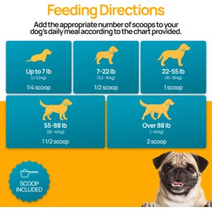 Mr. Smiley Pug Dental Powder for Dogs, 60-g jar