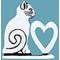 Show in main carousel: Basic Spirit Cat Tiny Plaque, Silver slide 1 of 1