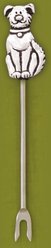 Basic Spirit Dog Hors D'Oeuvre Pick, Silver