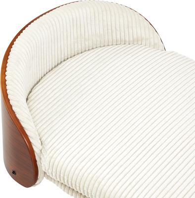 Show full view: KZLAA Luxury Solid Wood Dog Bed with Bent Wood Back, Small slide 3 of 8