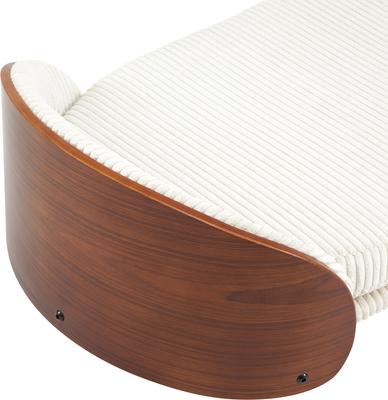 Show full view: KZLAA Luxury Solid Wood Dog Bed with Bent Wood Back, Small slide 4 of 8