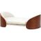 Show in main carousel: KZLAA Luxury Solid Wood Dog Bed with Bent Wood Back, Small slide 2 of 8