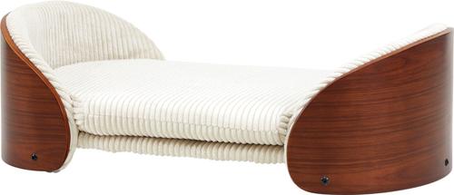 Show full view: KZLAA Luxury Solid Wood Dog Bed with Bent Wood Back, Small slide 2 of 8