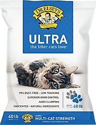 Dr. Elsey's Ultra Unscented Clumping Clay Cat Litter, 40-lb bag