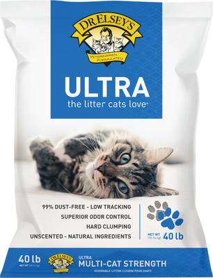 Dr. Elsey's Ultra Unscented Clumping Clay Cat Litter
