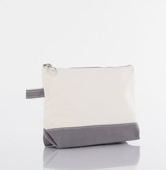 CB Station Personalized Make Up Bag, Gray slide 2 of 5