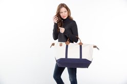 CB Station Weekender Bag, Navy, Horseshoe slide 2 of 4