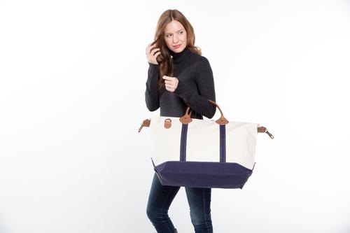 Show full view: CB Station Personalized Weekender Bag, Navy slide 5 of 8
