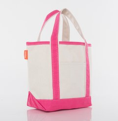 CB Station Personalized Handy Open Tote Bag, Hot Pink slide 2 of 2